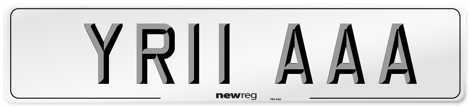 YR11 AAA Number Plate from New Reg